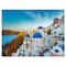 Designart - Beautiful Santorin Houses Greece - Large Cityscape Art Print on Canvas